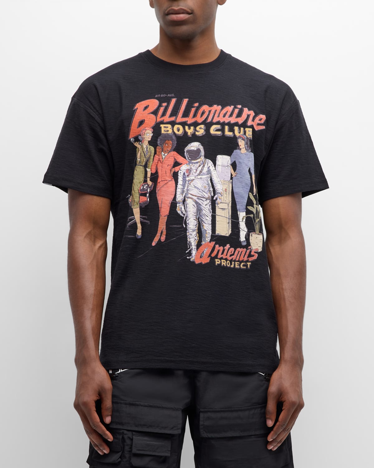 Shop Billionaire Boys Club Men's Office Knit T-shirt In Black