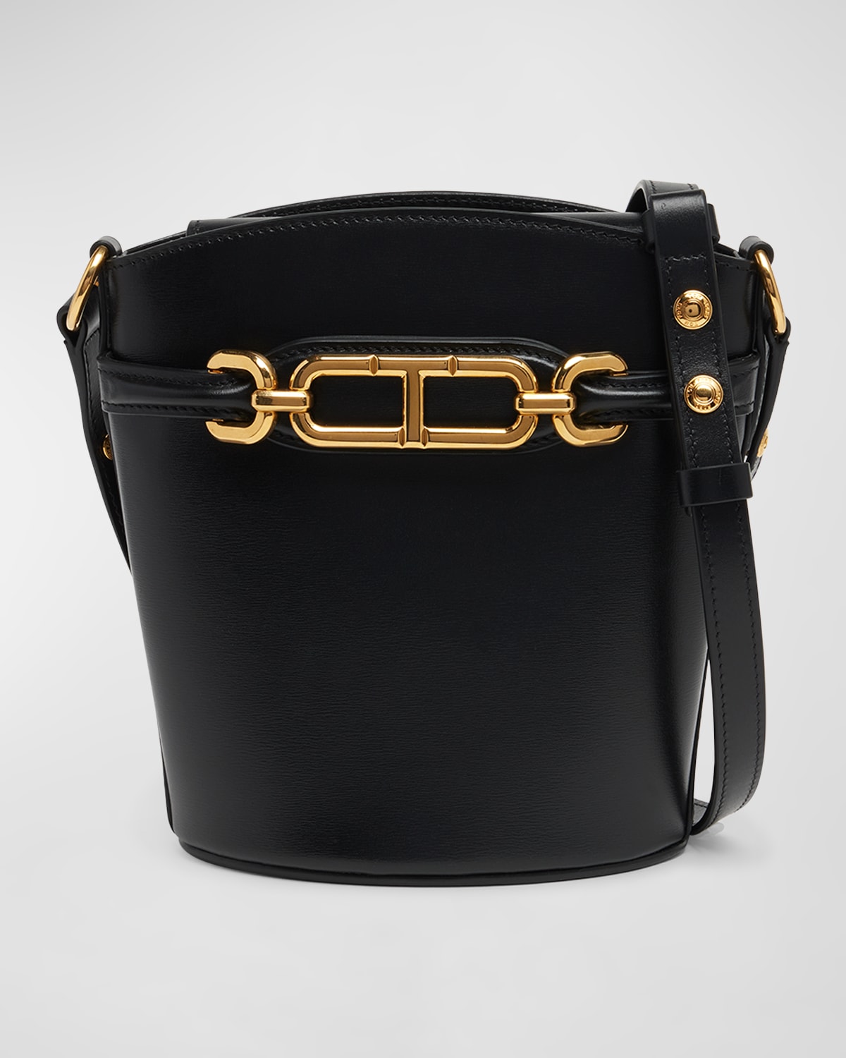 Whitney Small Bucket Bag in Leather