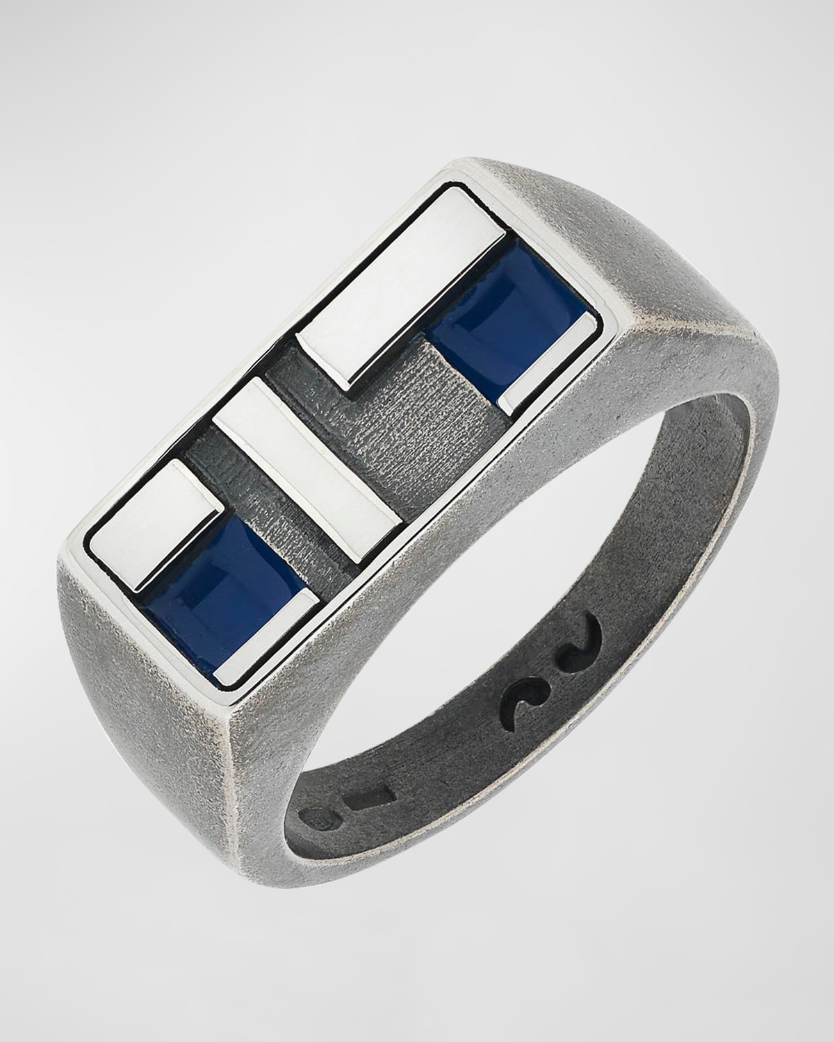 Men's De Stijl Enamel Ring