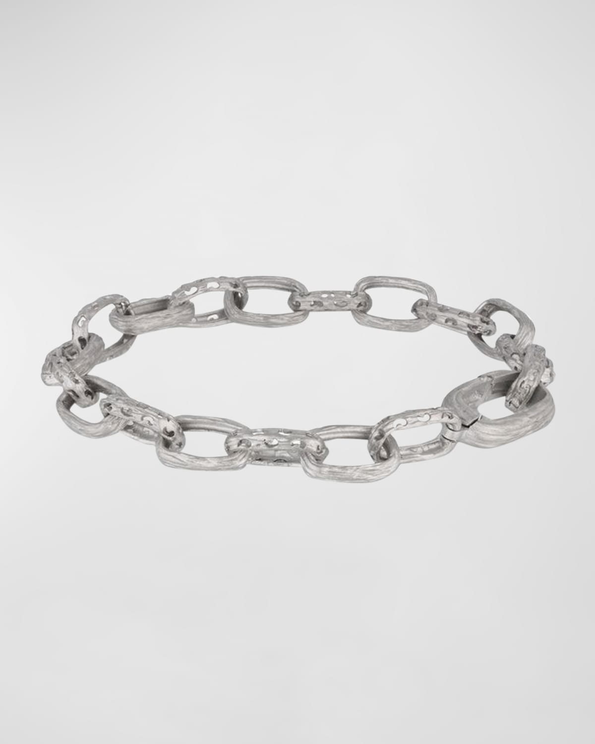 Men's Warrior Link Bracelet with Silver Clasp