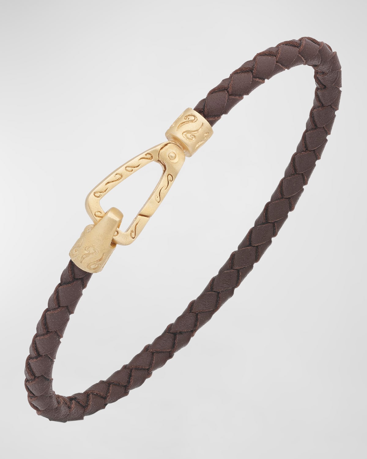 Men's Lash Woven Bracelet, Gold