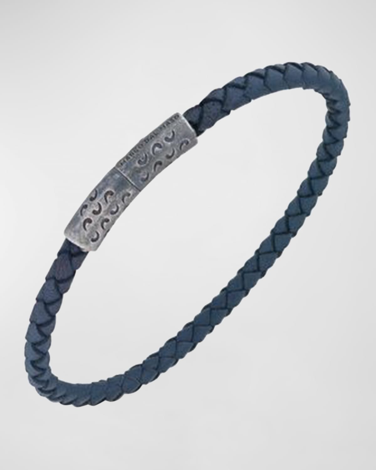 Men's Lash Woven Leather Bracelet with Trigger Clasp
