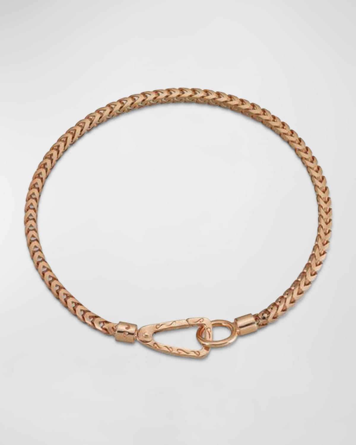Men's Ulysses Franco Chain Bracelet with Push Clasp, Gold