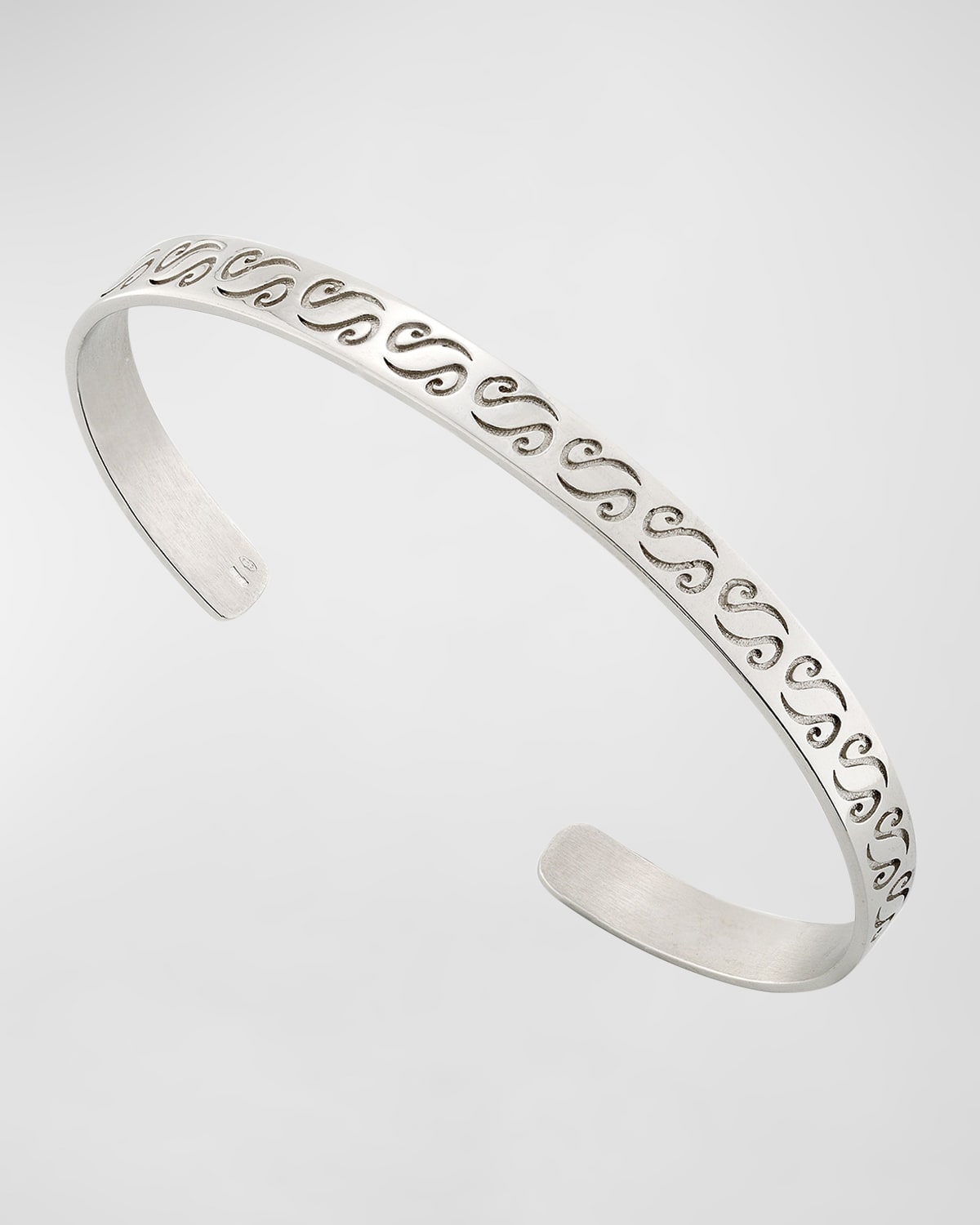 Men's Ara Engraved Cuff Bracelet
