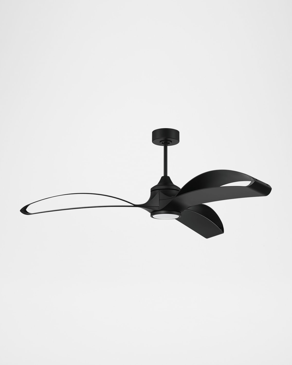 Ellington/litex Bandeaux 60" Wi-fi Ceiling Fan With Led Light Kit In Flat Black
