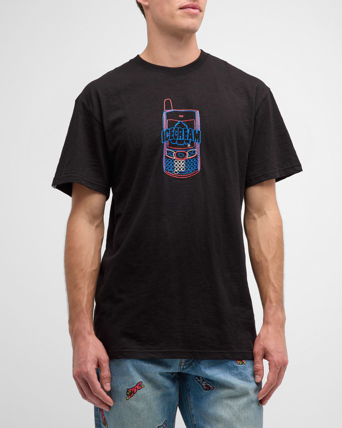 Shop Icecream Men's Chains Oversized T-shirt In Black
