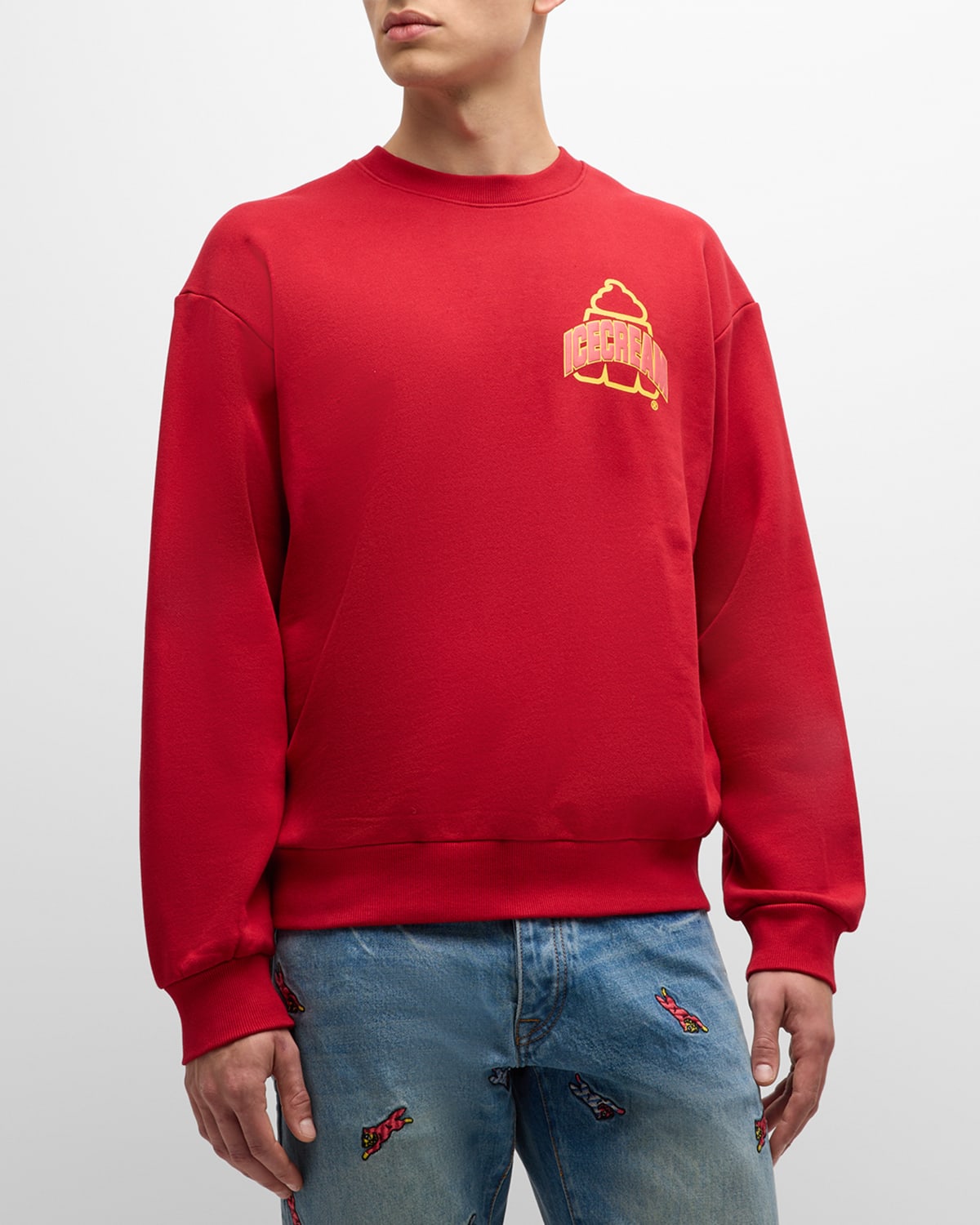 Shop Icecream Men's Static Age Sweatshirt In Chili Pepper
