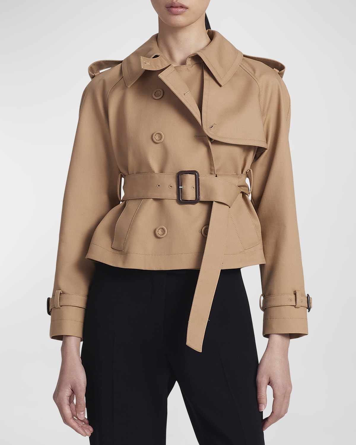 Corday Belted Short Trench Coat