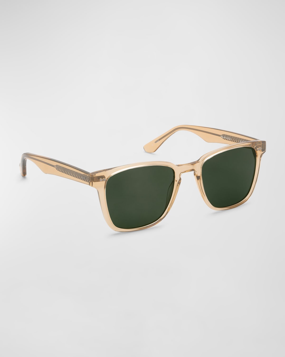 Shop Krewe Men's Vindel Acetate Square Sunglasses In Sweet Tea Polarized