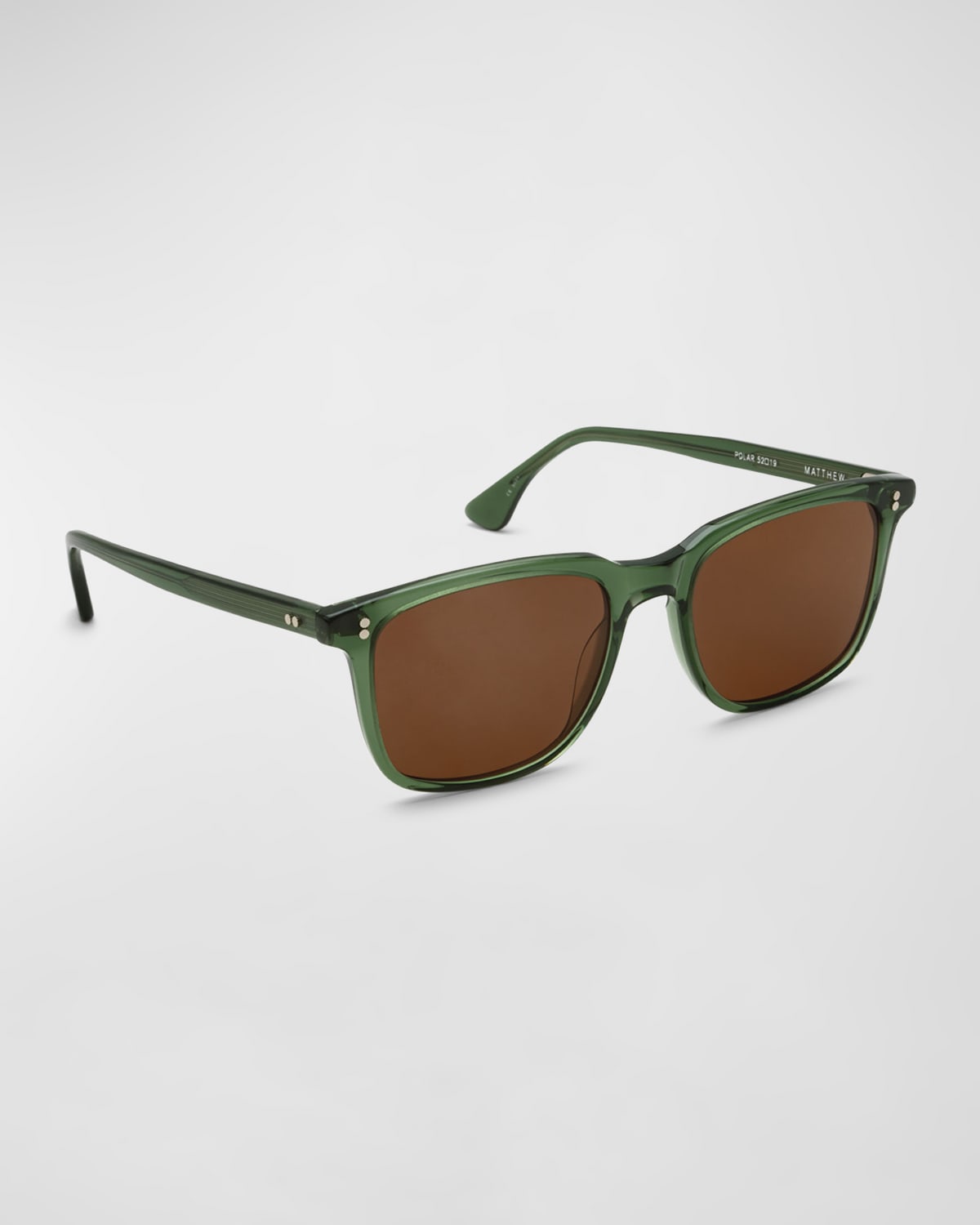 Men's Matthew Acetate Square Sunglasses