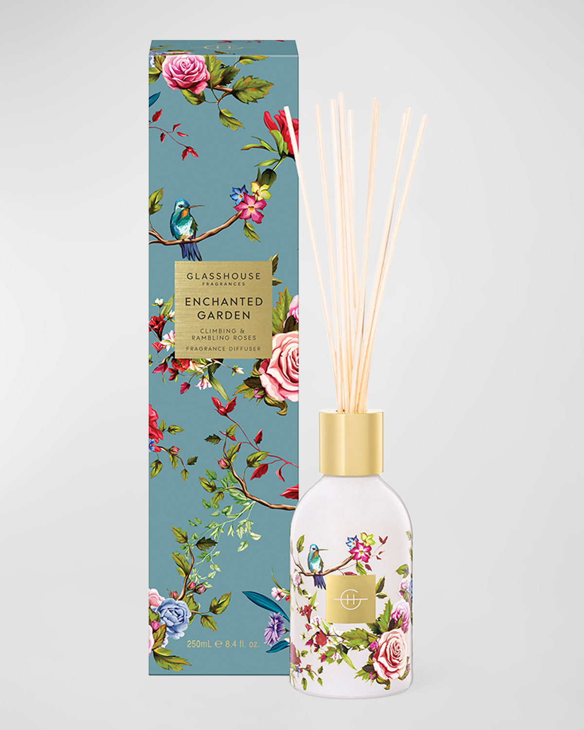 Shop Glasshouse Fragrances Enchanted Garden Diffuser, 8.4 Oz.