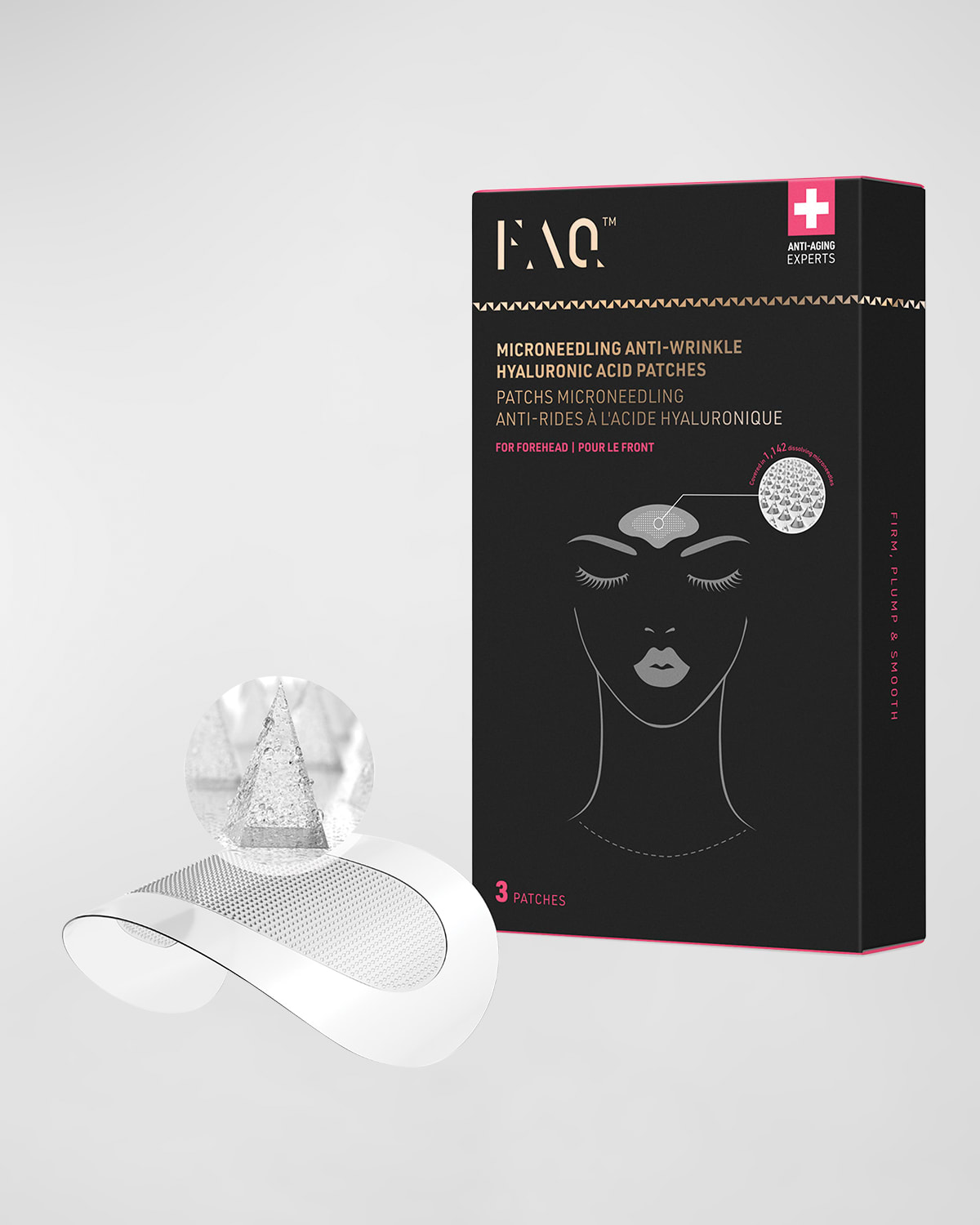 Shop Foreo Faq Microneedling Anti-wrinkle Hyaluronic Acid Patches For Forehead