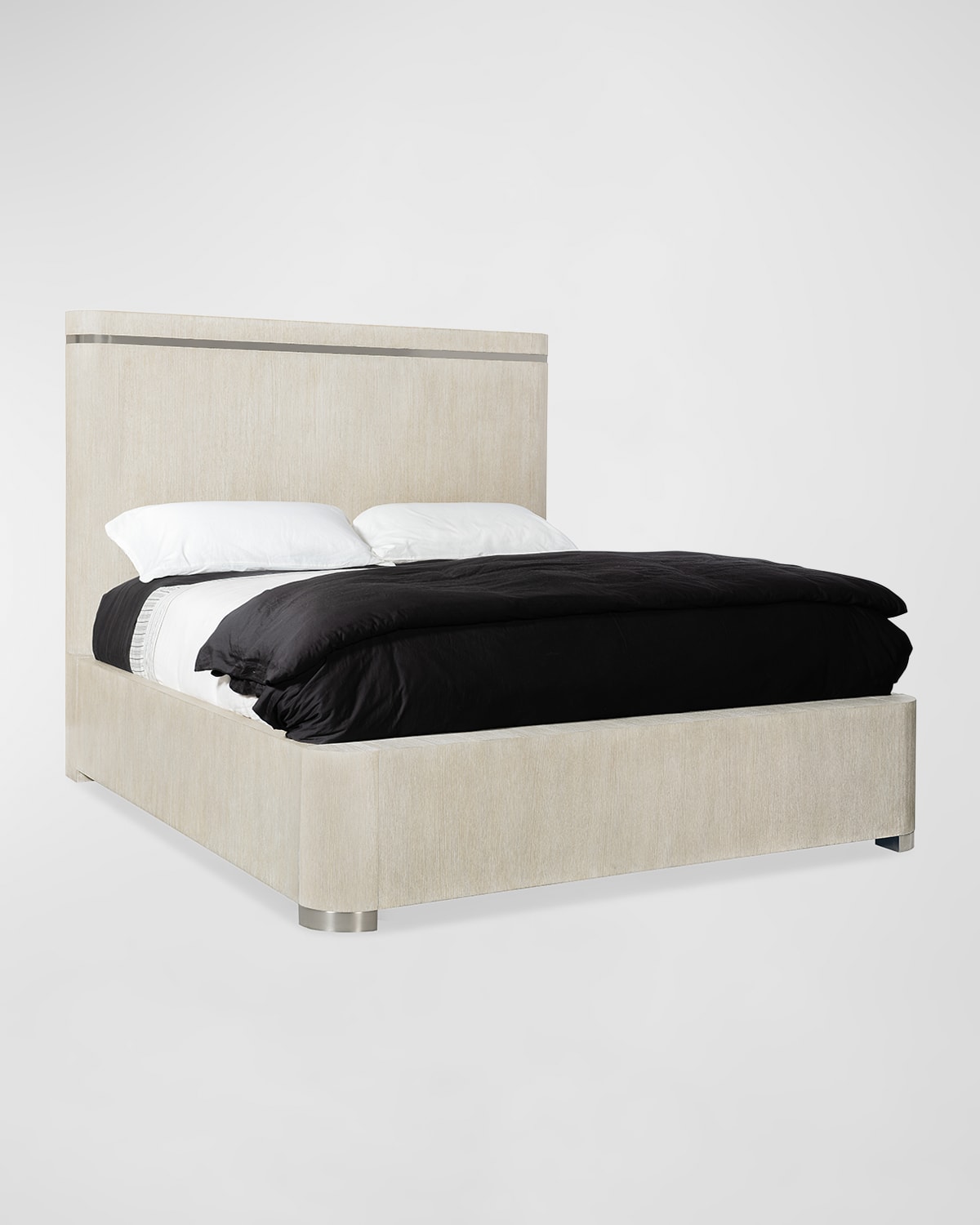 Hooker Furniture Modern Mood Queen Panel Bed In Diamond Alabaster