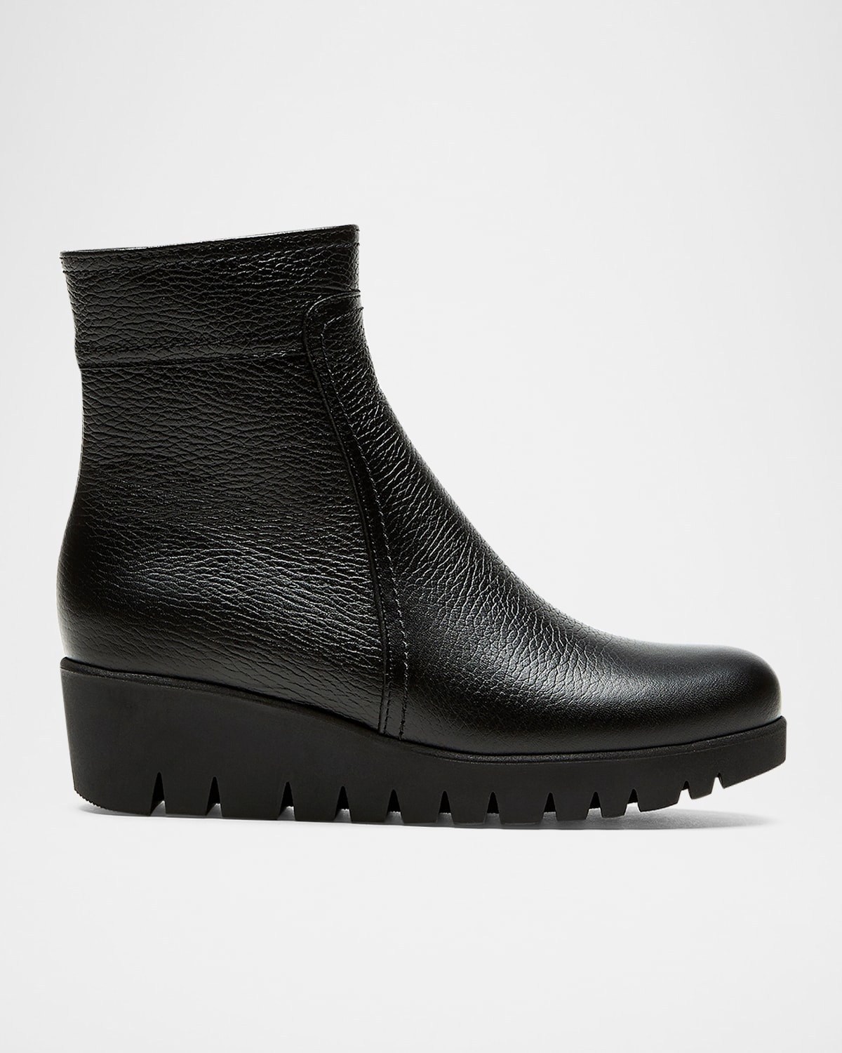 Token Suede Wedge Ankle Booties