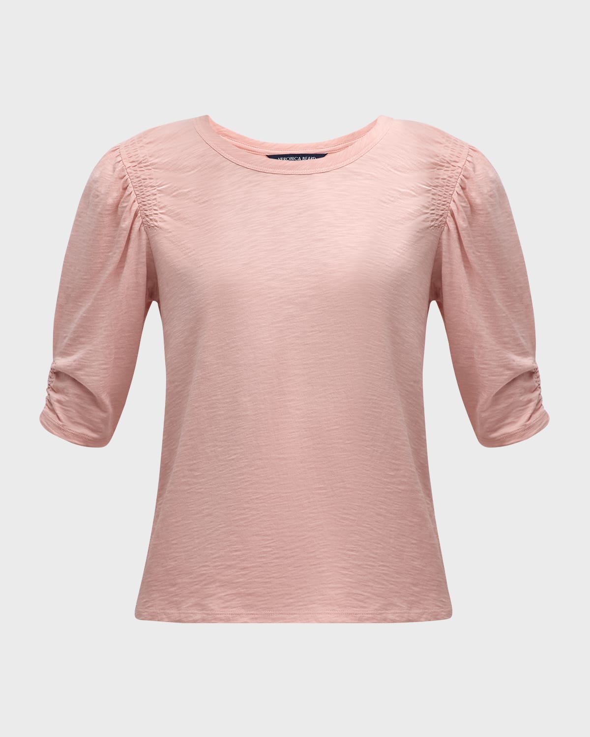 Jessa Ruched-Sleeve Tee