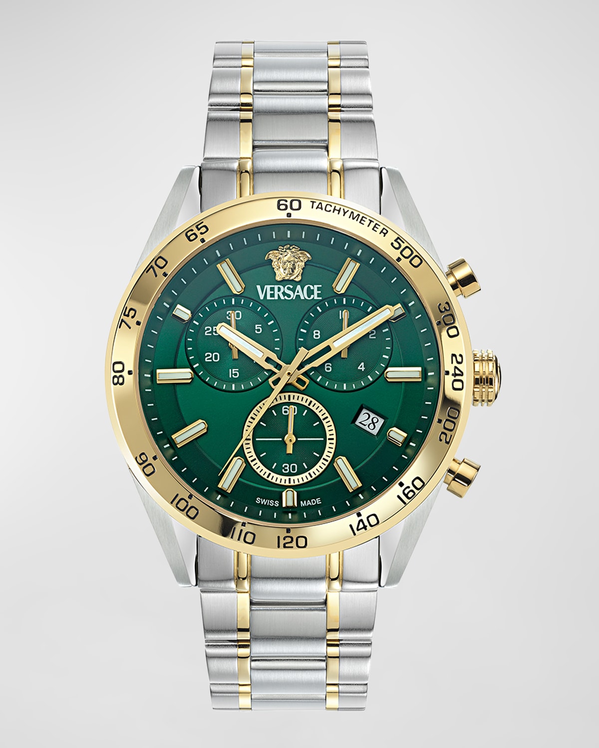 Men's V-Code 41mm Two-Tone Chronograph Watch