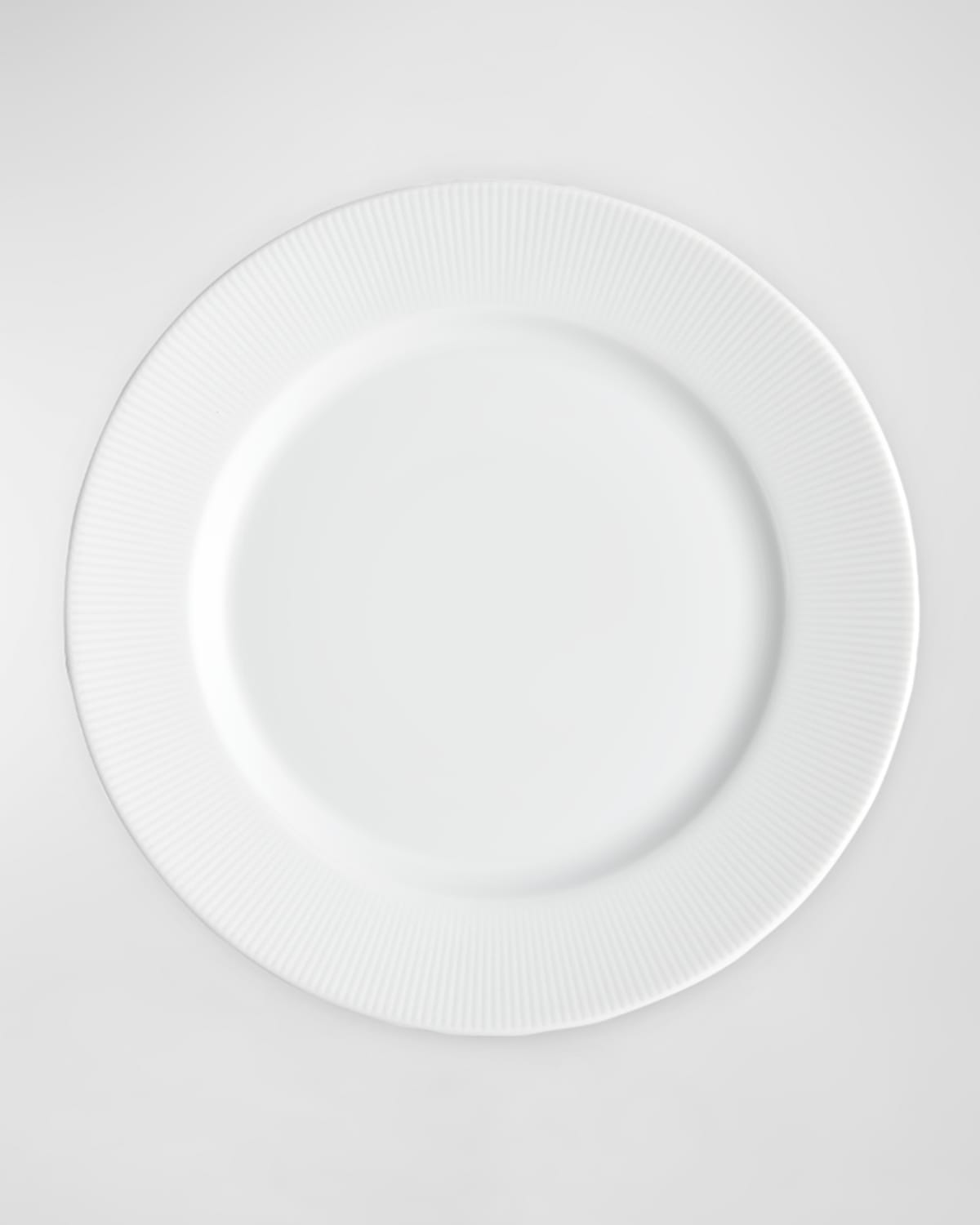Shop Pillivuyt Eventail Set Of 4 Rimmed Pinstripe Plates - 8.5" In White