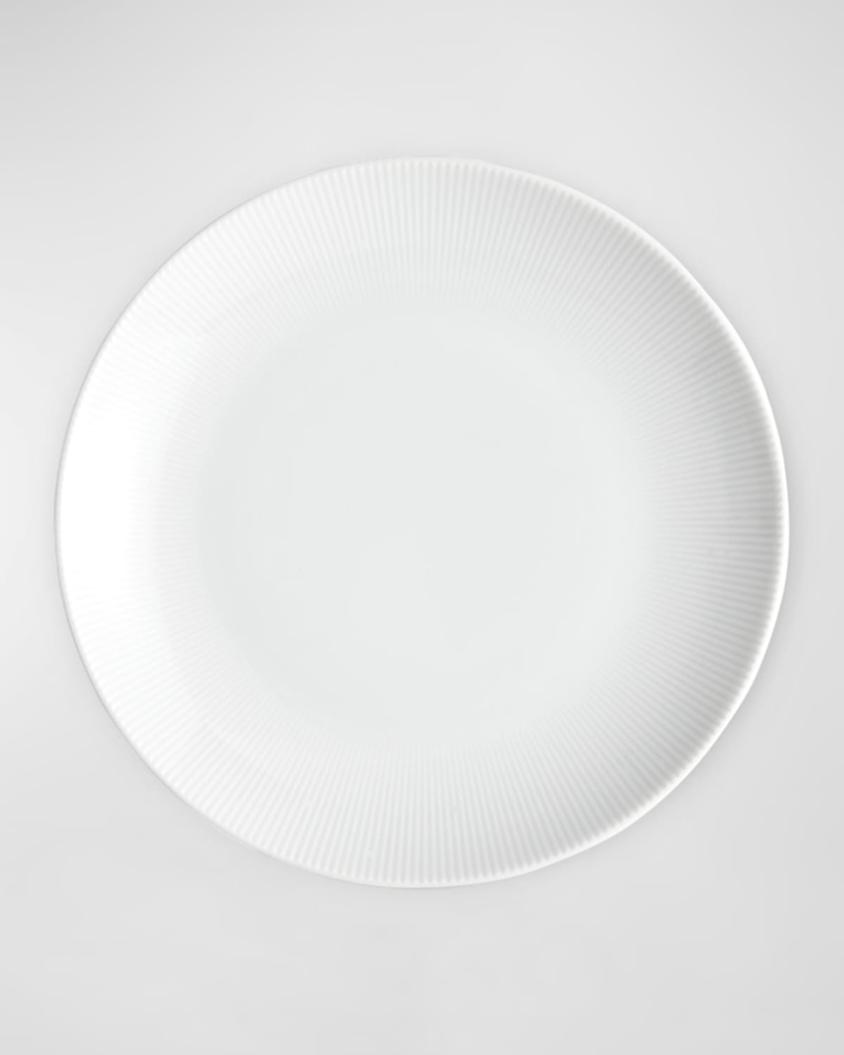 Pillivuyt Eventail 8.25" Coupe Plate, Set Of 4 In White