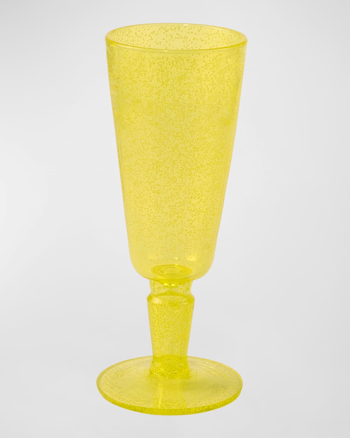 Memento Champagne Flutes, Set Of 6 In Yellowtransparent