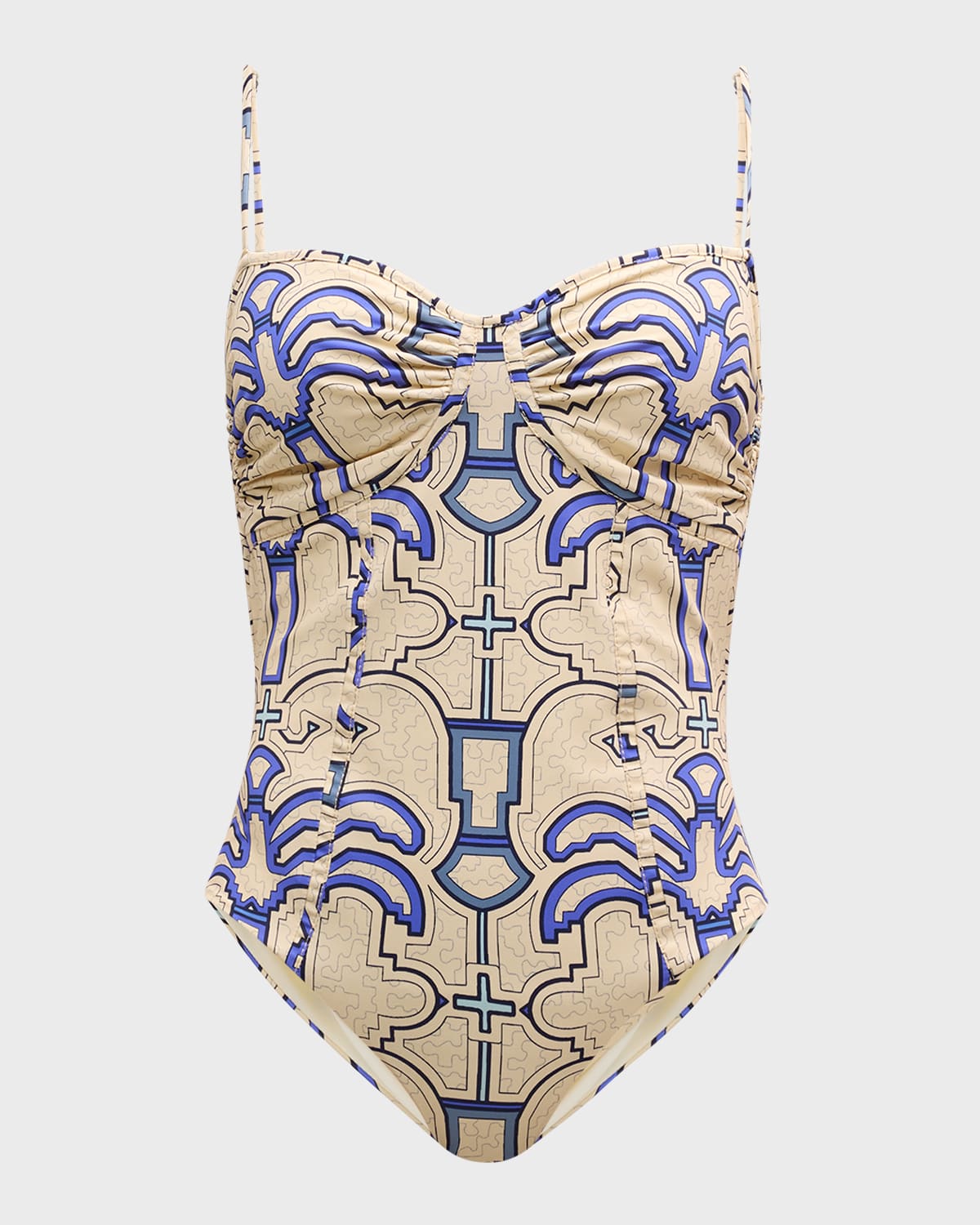 Lagoon Lure Bustier One-Piece Swimsuit