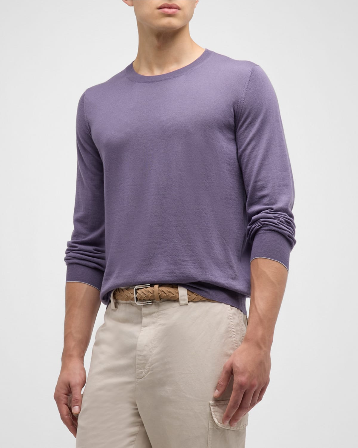 Men's Fine Gauge Crewneck Sweater