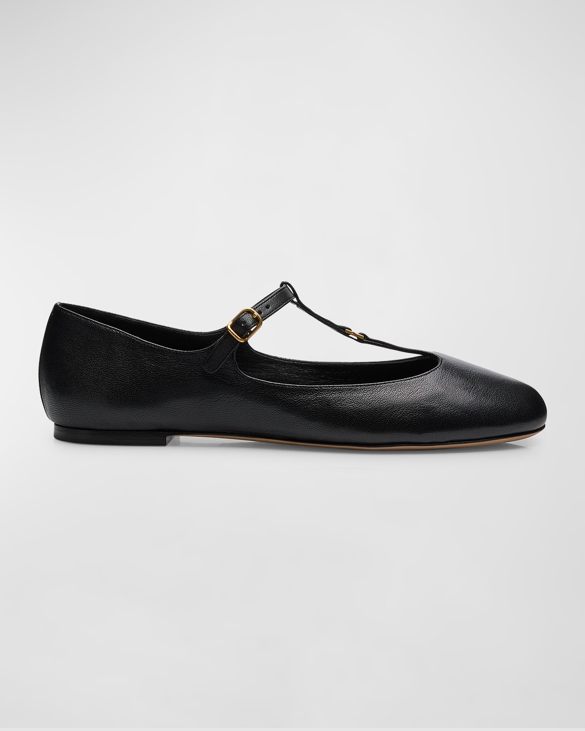 Chloé Marcie Patent Mary Jane Ballerina Flats In Black