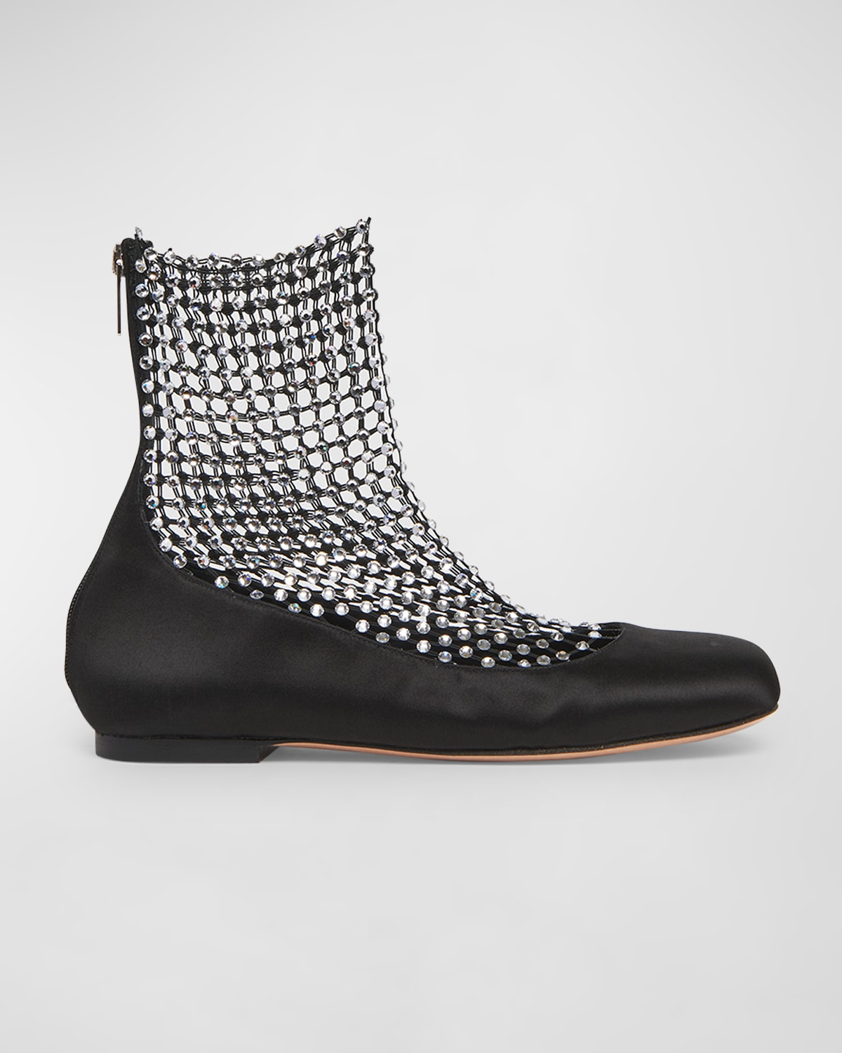 René Caovilla Rene Caovilla Galaxia 10 Ballerinas With Rhinestones In Black