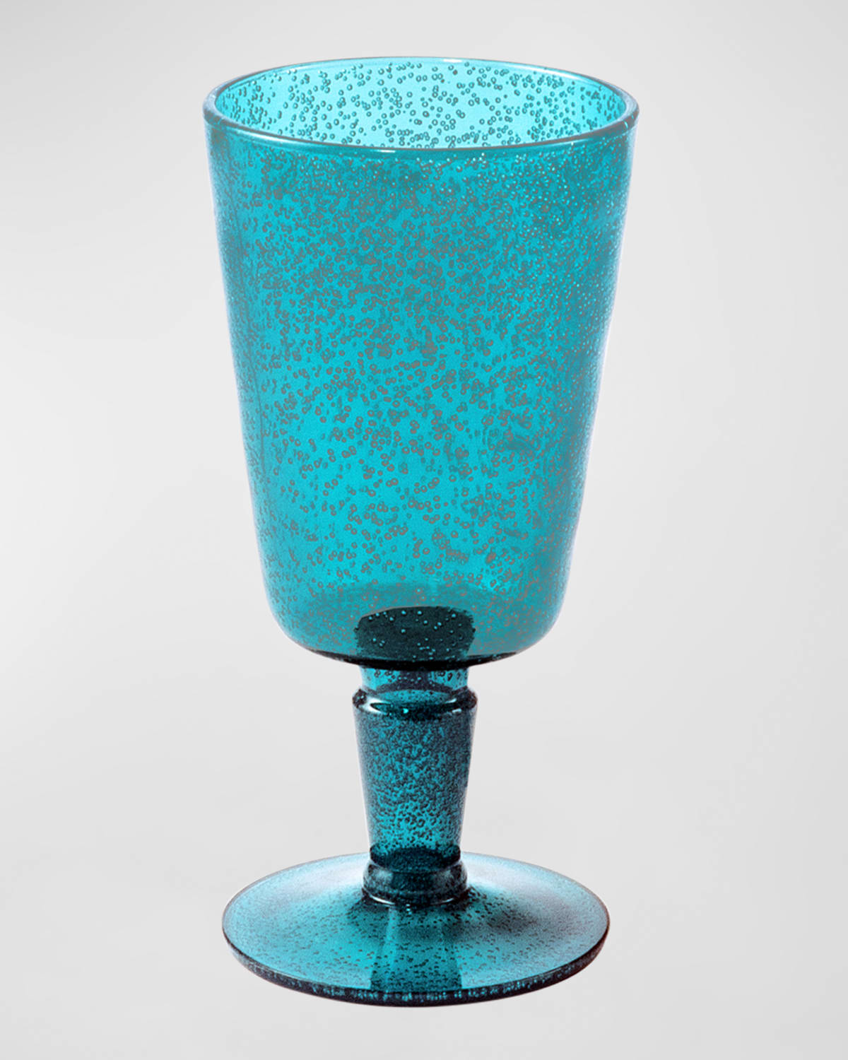 Memento Wine Goblets, Set Of 6 In Turquoise