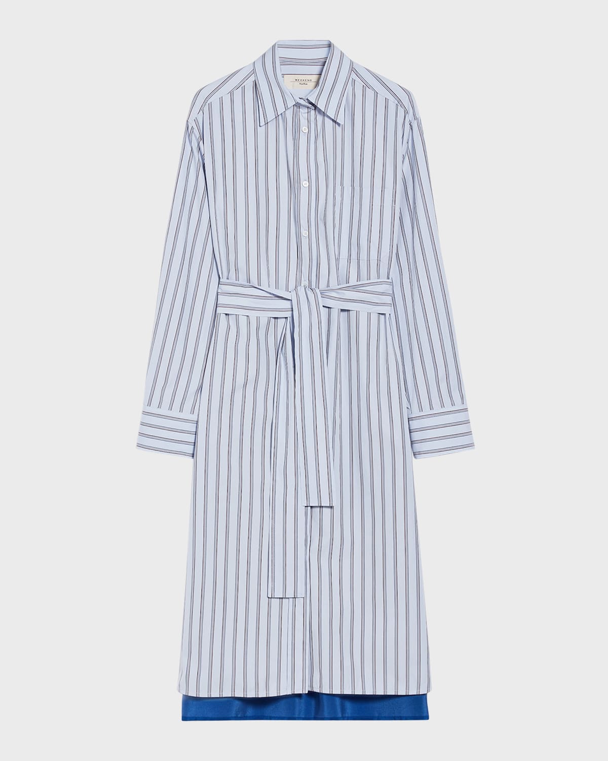 Faenza Cotton Poplin Midi Shirt Dress