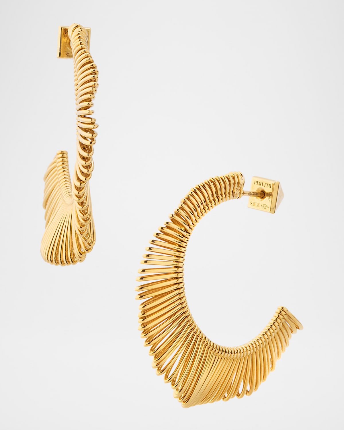 Guitar 18K Yellow Gold Maxi Earrings