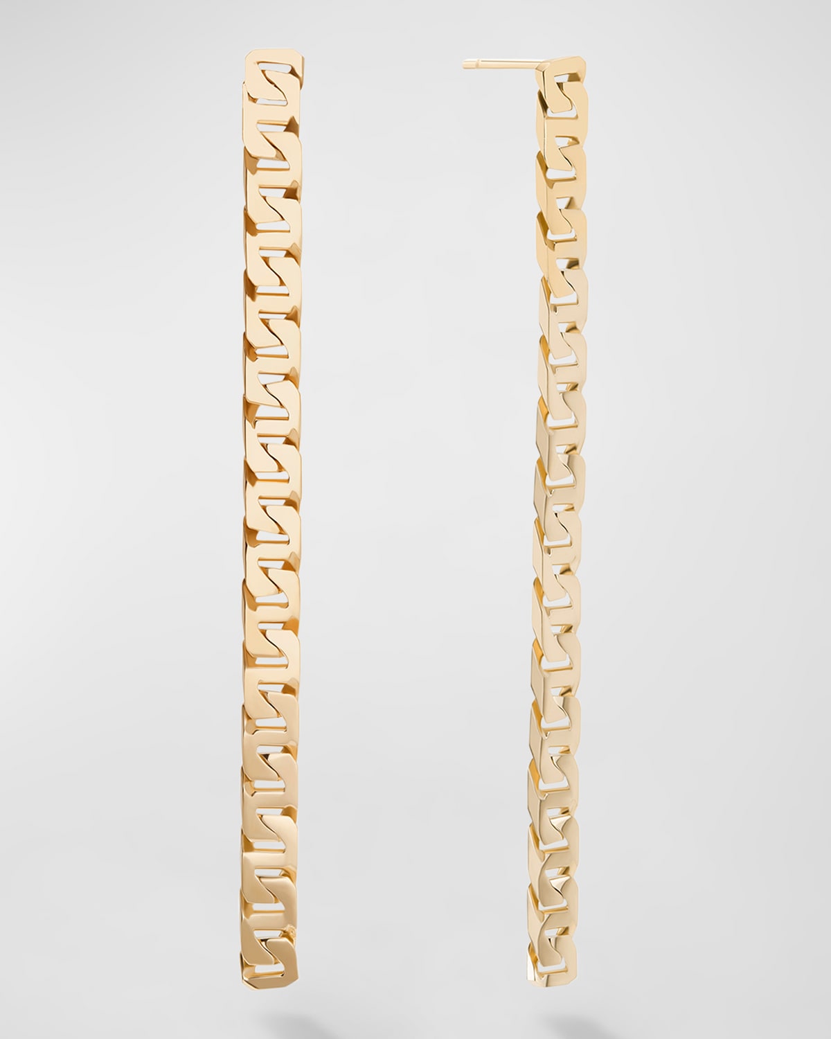 Lana Mykonos Long Linear Earrings In Gold