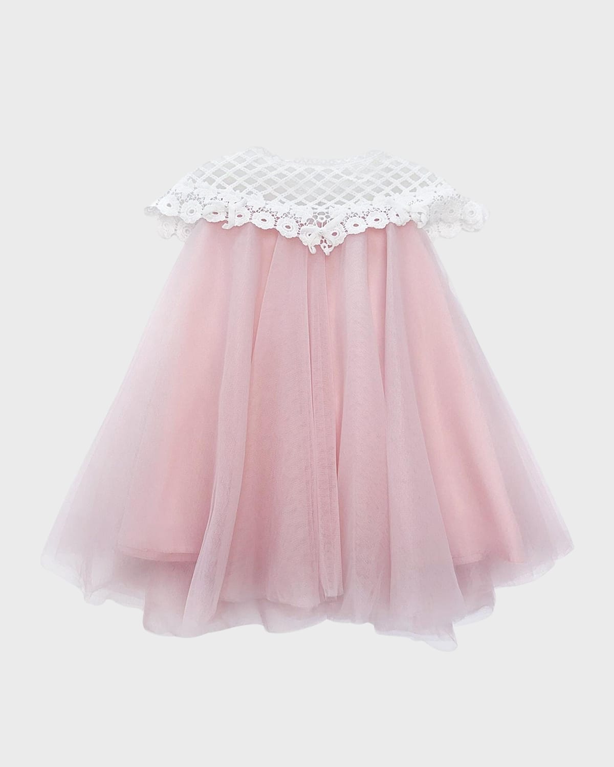 Shop Petite Maison Girl's Rosa Lace Tulle Dress In Pink