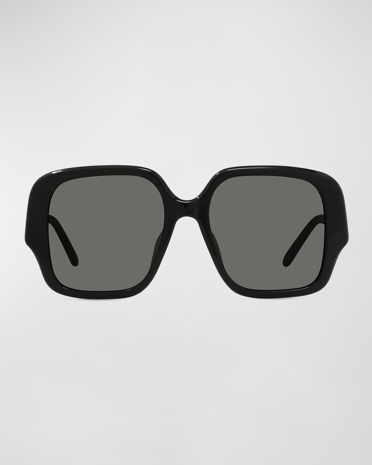 Oversized Acetate Square Sunglasses