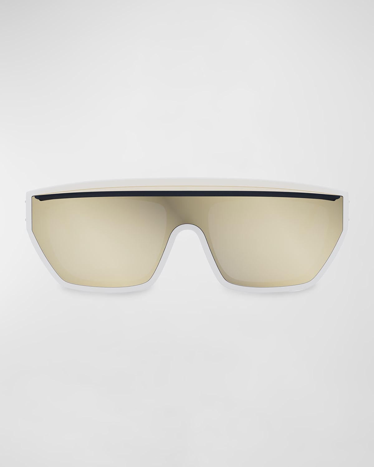 Shop Dior Club M7u Sunglasses In White Other