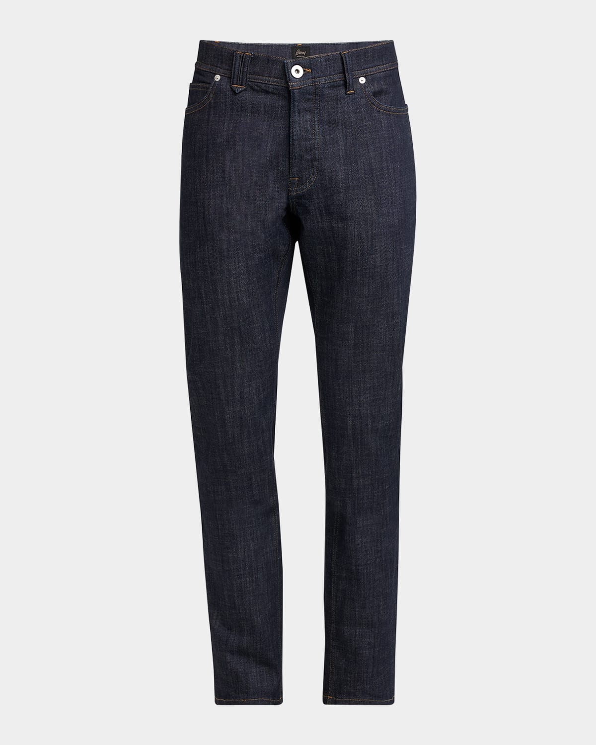 Brioni Men's Dark Wash Straight-leg Jeans In Midnight B