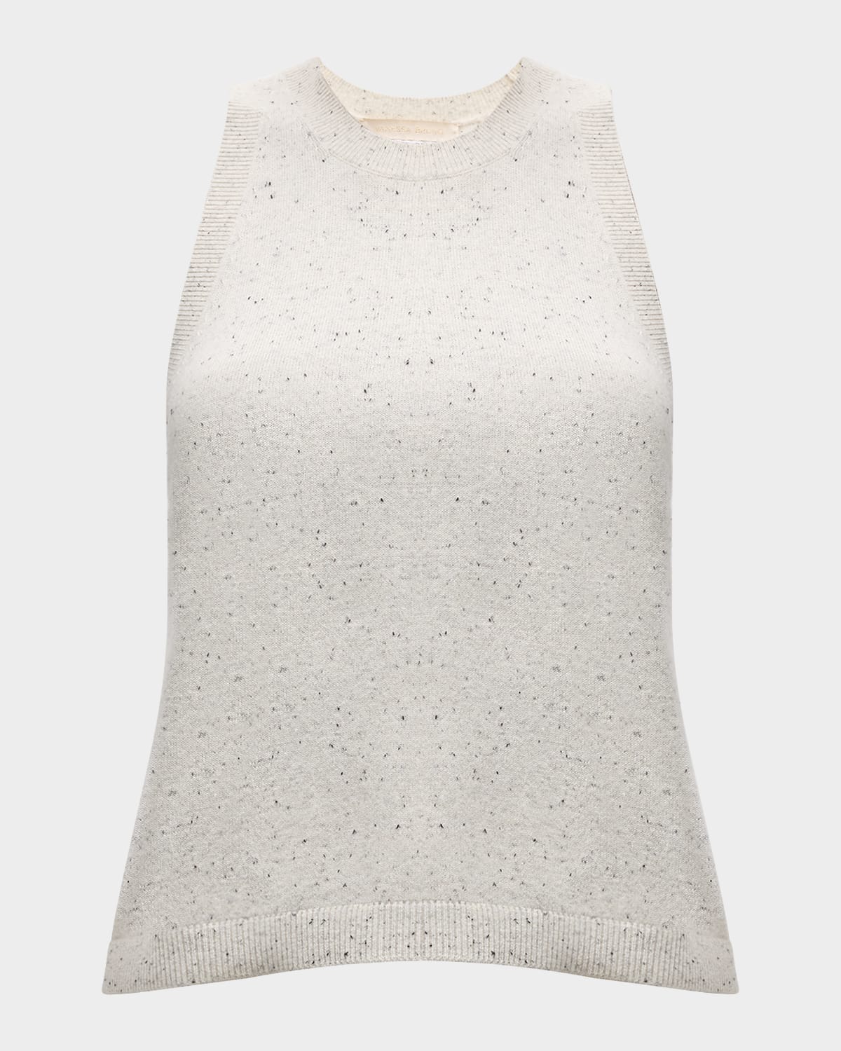 Vanessa Bruno Desiree Speckled Wool Tank In Nuage