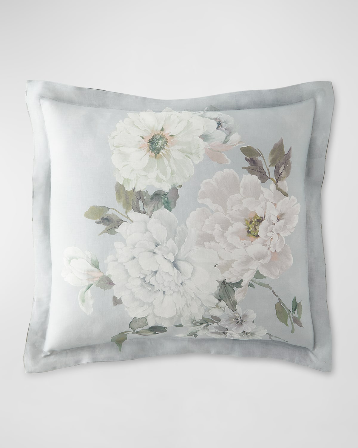 Designers Guild Fleur Blanche Platinum Euro Sham In Platinum