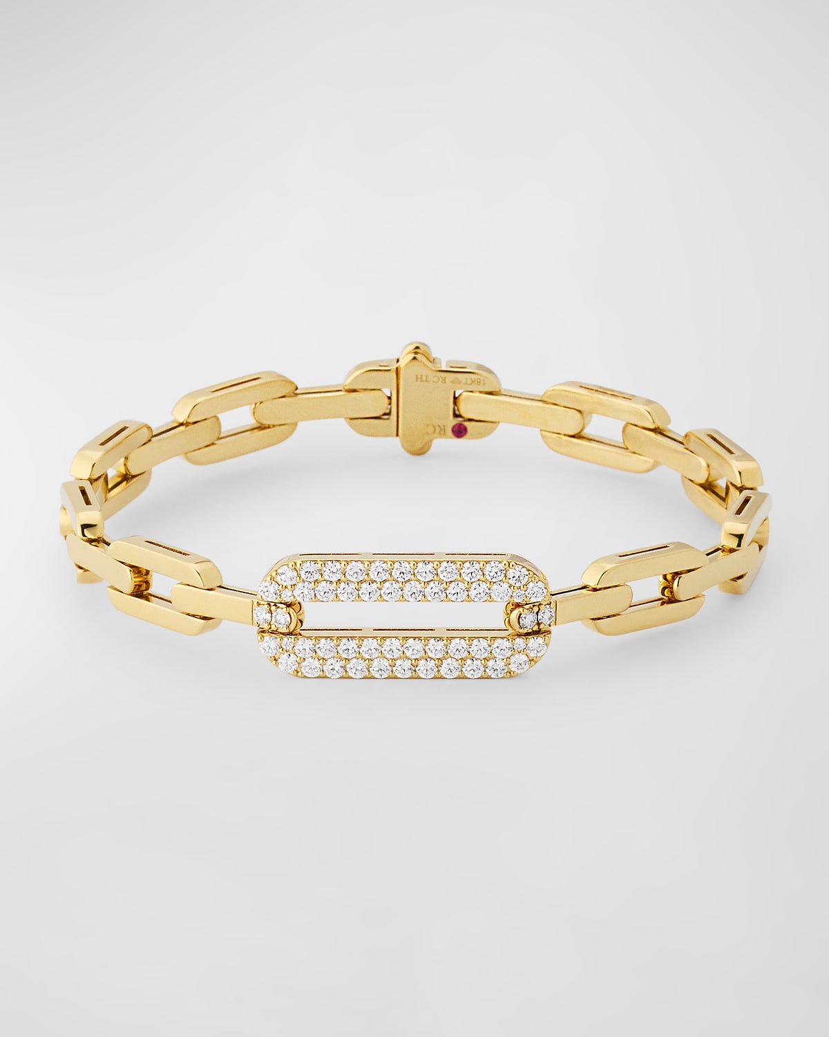 18K Yellow Gold Navarra Bracelet with Diamonds