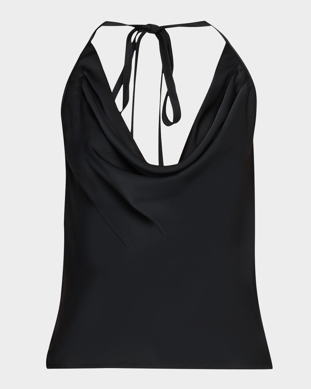 RAMY BROOK HETTIE HALTER COWL-NECK BLOUSE 