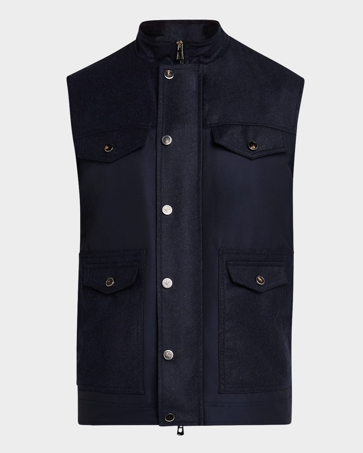 Men's Technical Wool Full-Zip Vest