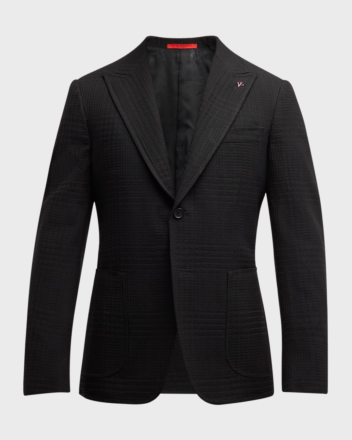 Men's Tonal Plaid Peak Sport Coat