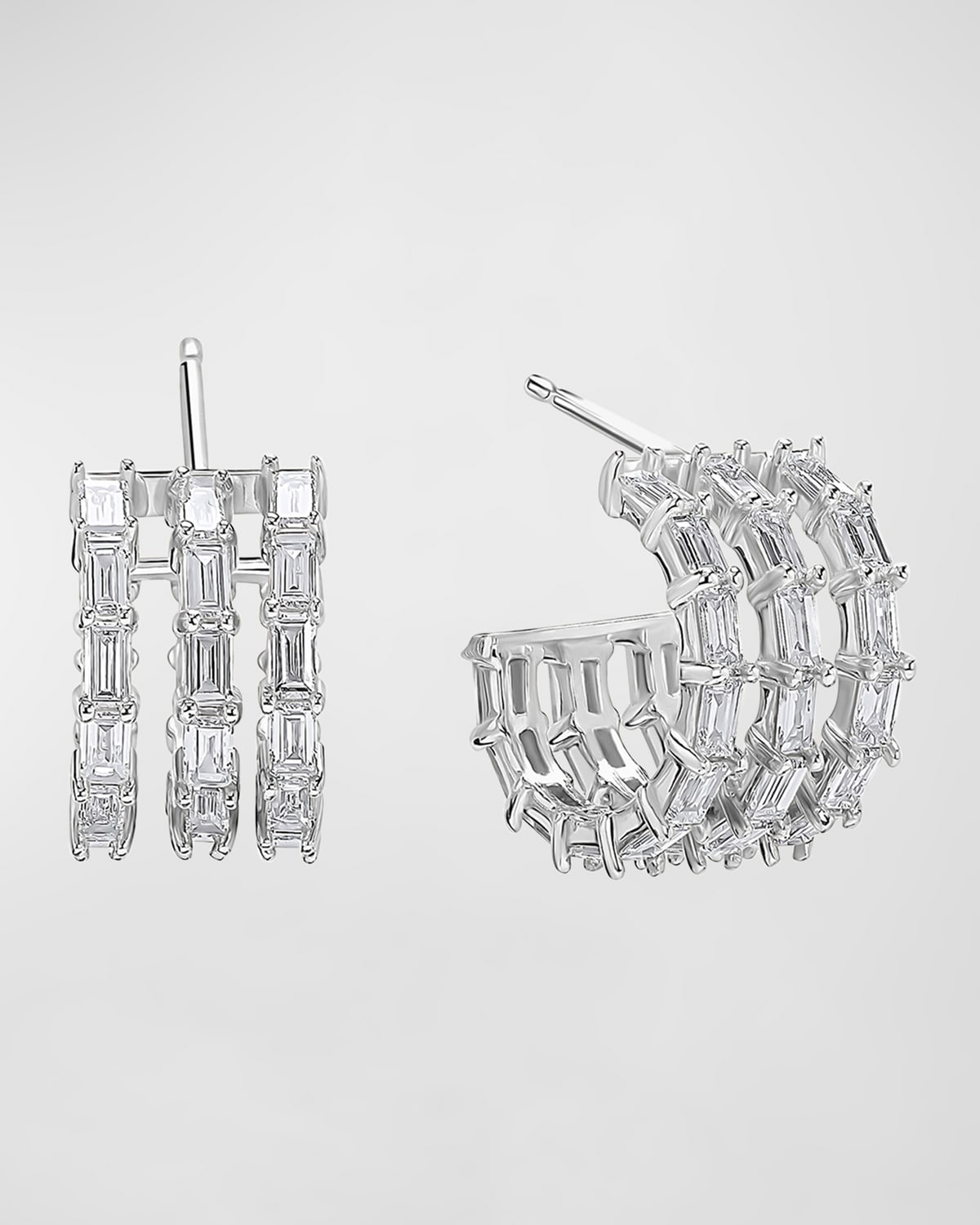 Flawless Fancies Curve Link Linear Earrings