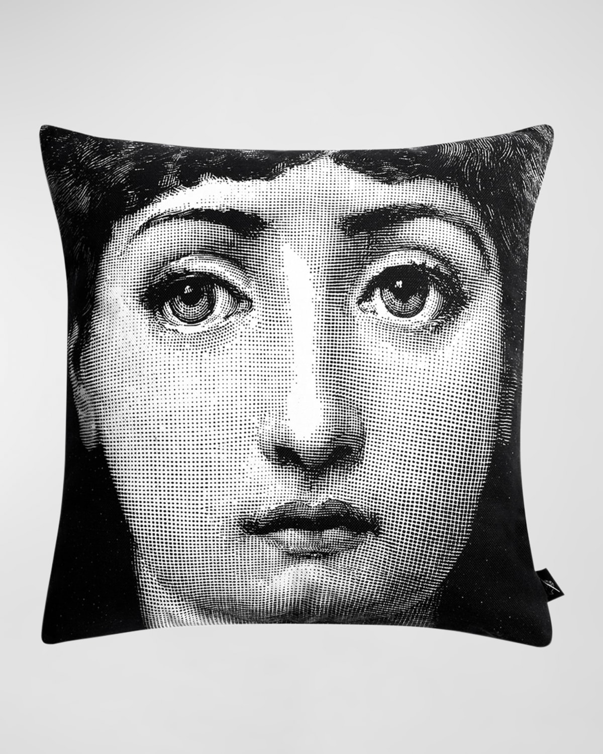 Fornasetti Tema E Variazioni N.1 Cushion, 15" Square In Blackwhite