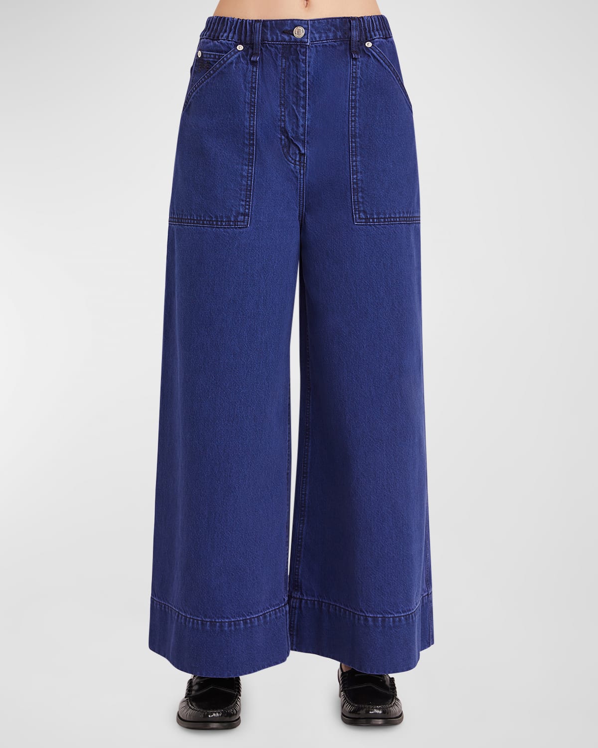 Violette Wide-Leg Denim Jeans