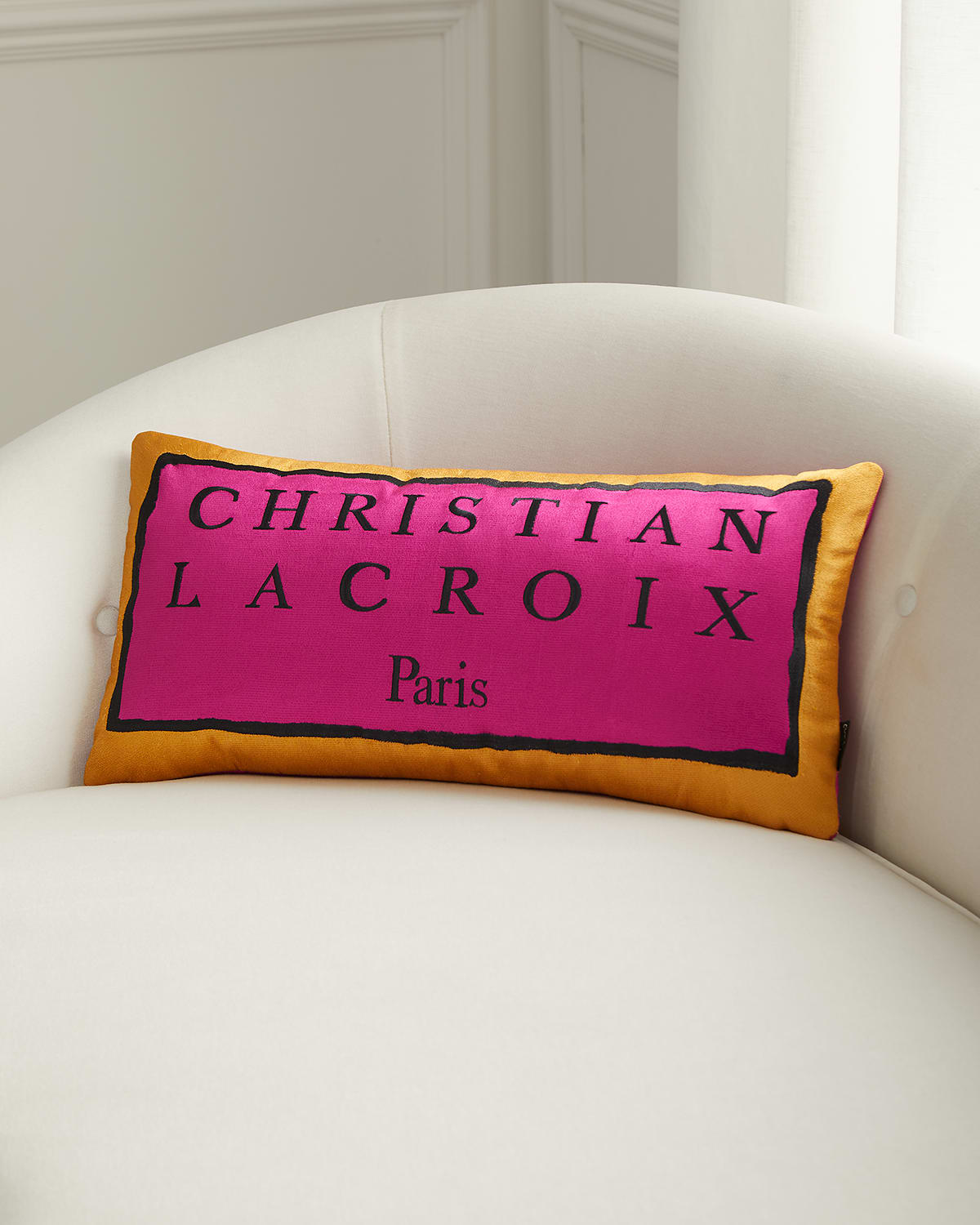 Christian Lacroix Couture Rose Torero Cushion In Rose Torero