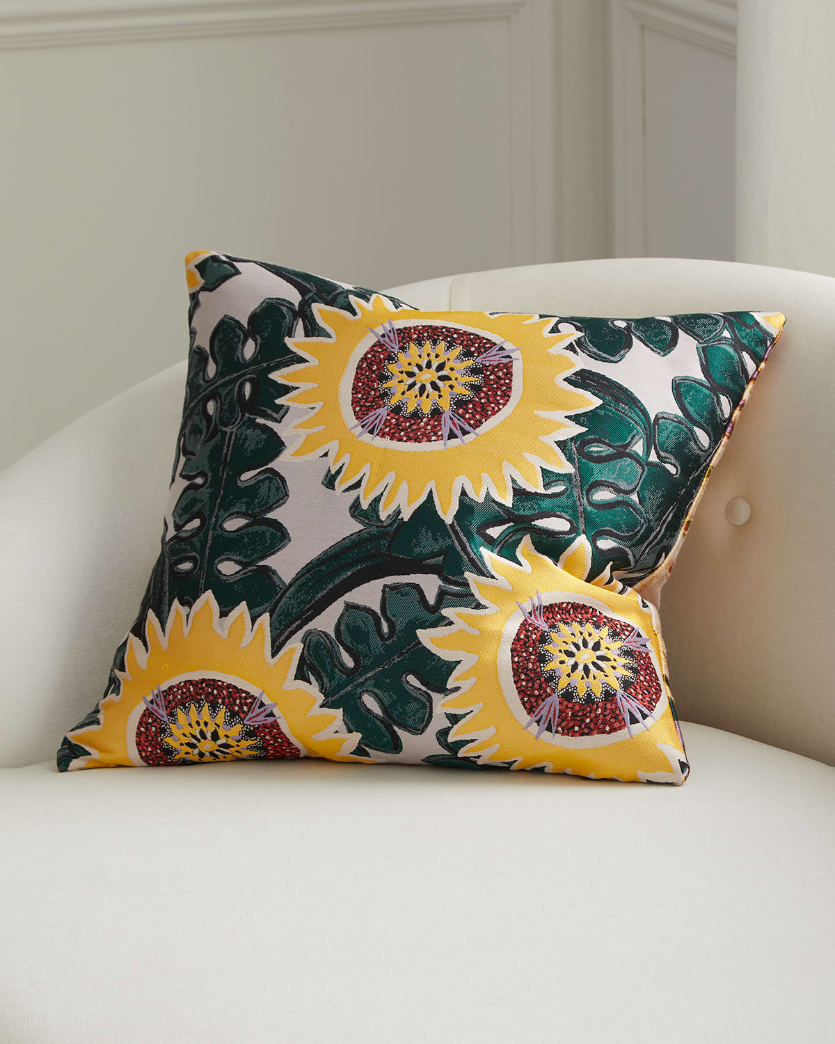 Christian Lacroix Soleils Osier Decorative Pillow, 20" In Osier