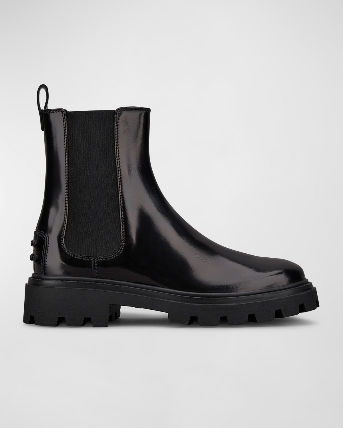 Leather Chelsea Ankle Booties