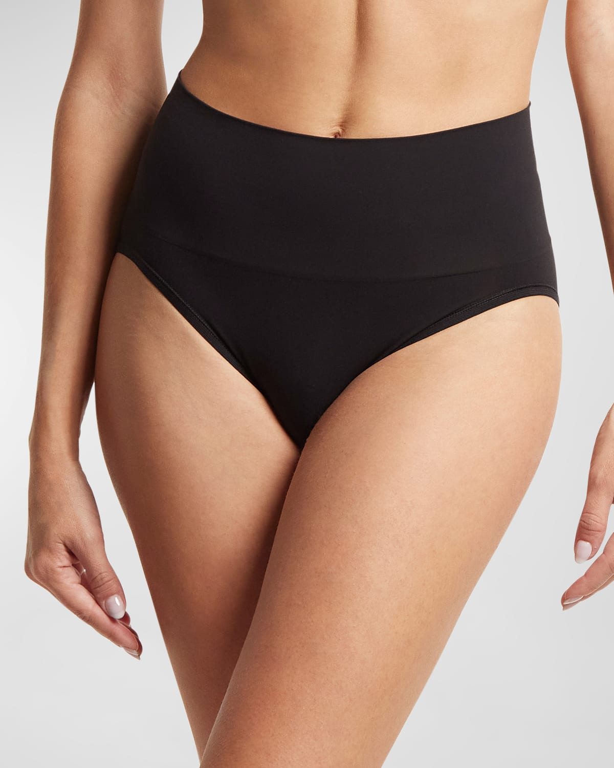 Shop Hanky Panky Body Mid-rise French Briefs In Black