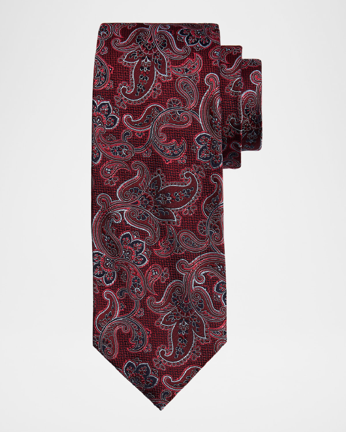 Men's Woven Paisley Silk Tie