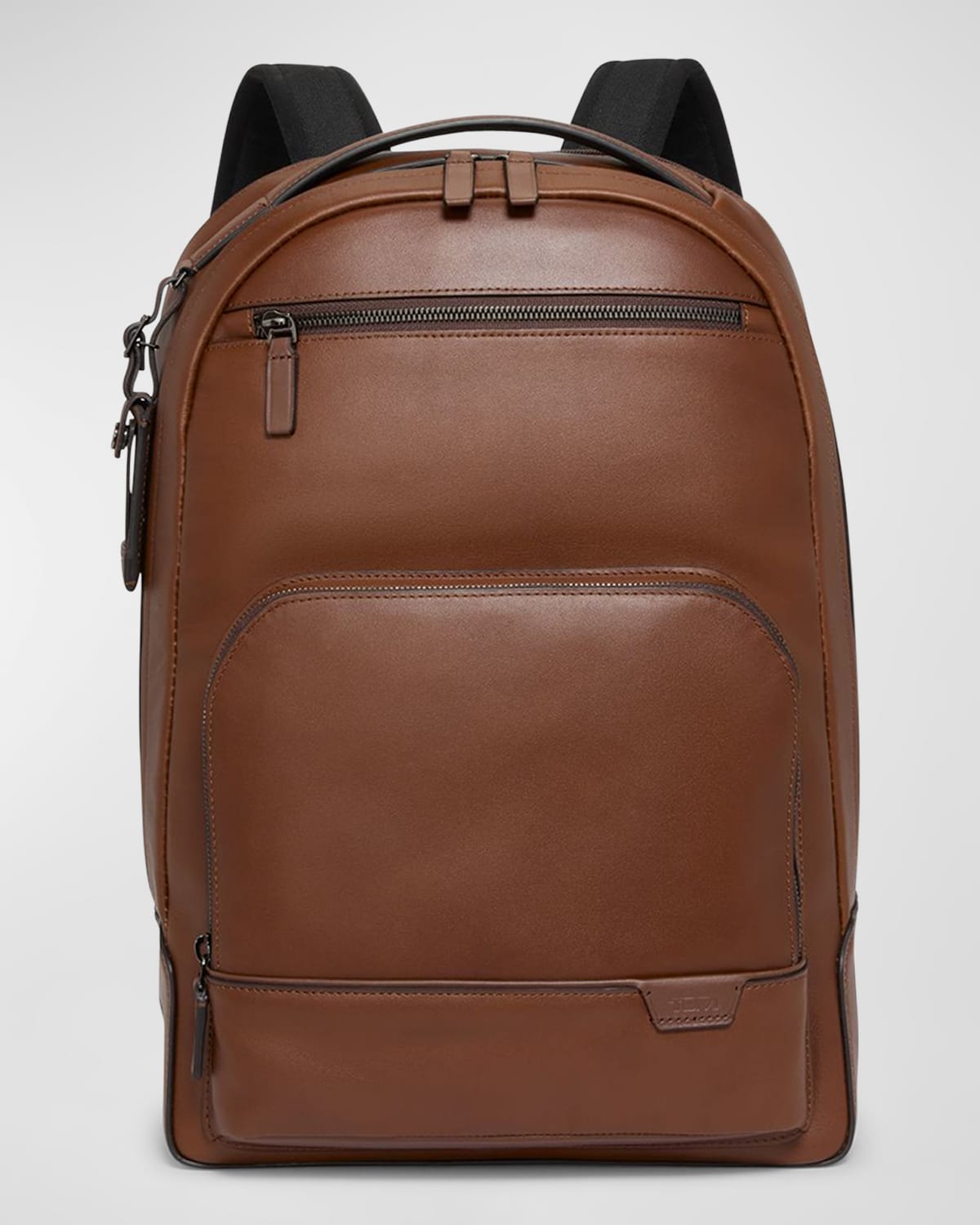 Shop Tumi Warren Leather Backpack In Cognac